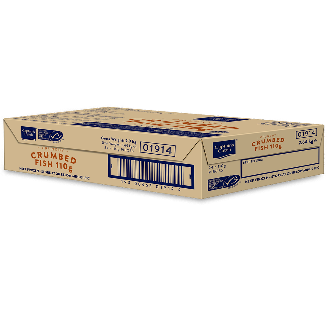 Crunchy Crumbed MSC Alaskan Pollock 110g