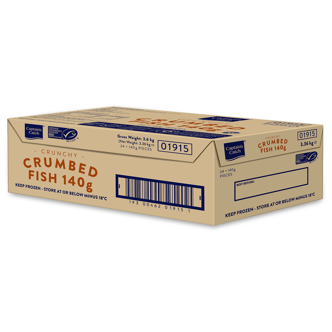 Crunchy Crumbed MSC Alaskan Pollock 140g