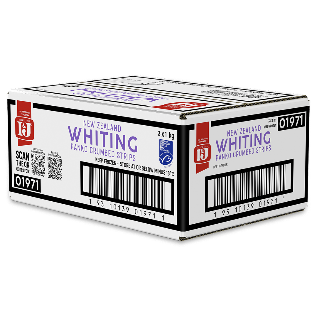 Panko Crumbed MSC Whiting Strips