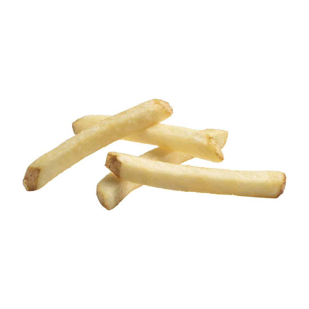 Clear Coated Straight Cut Fries, Skin On