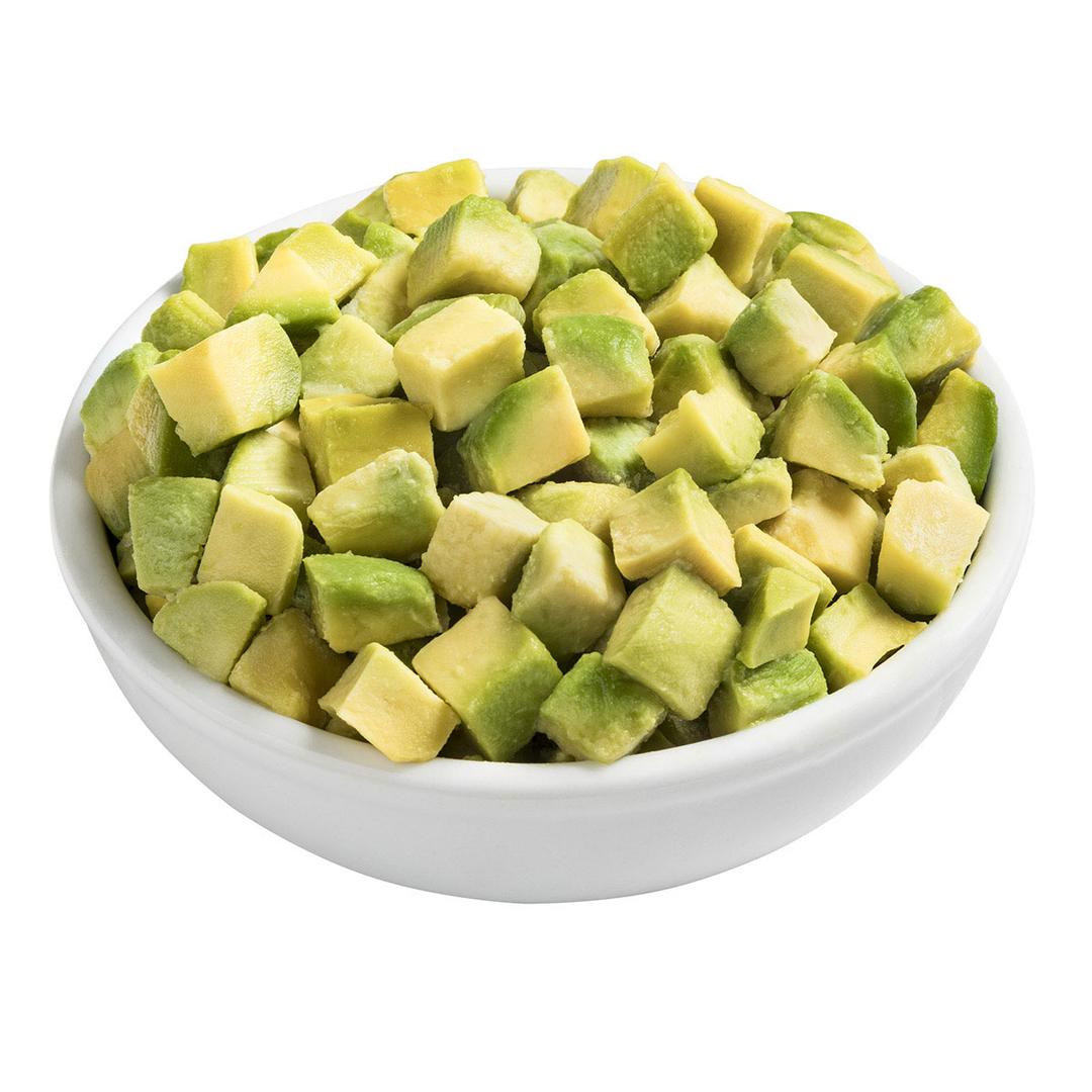 Aguacate en cubos, congelado