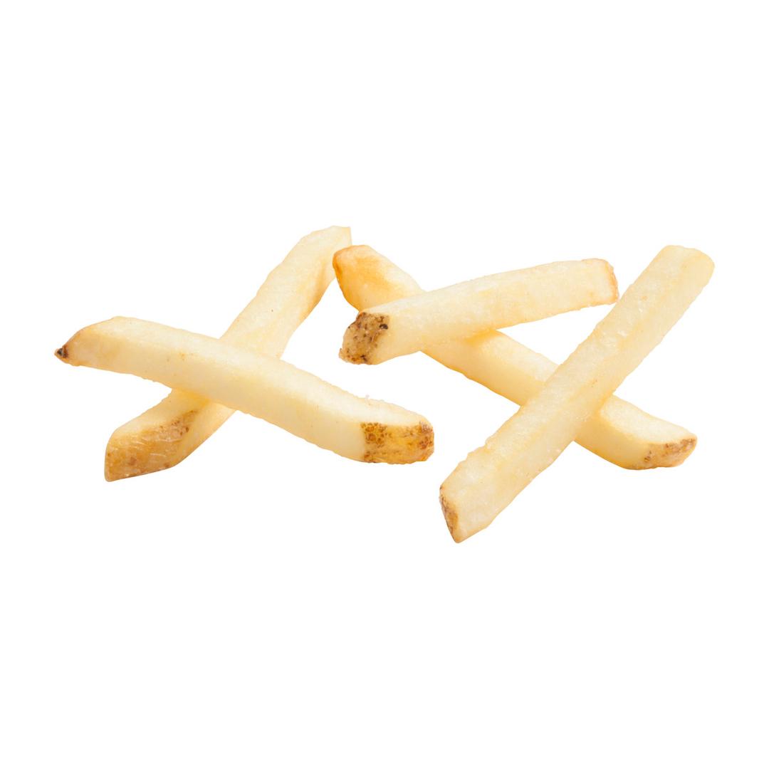 Clear Coated Straight Cut Fries, Skin-on