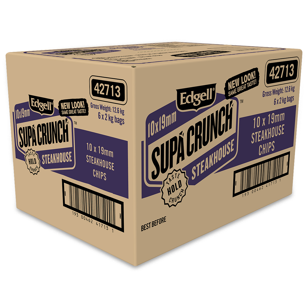 Supa Crunch® 10mm x 19mm Steakhouse Chips
